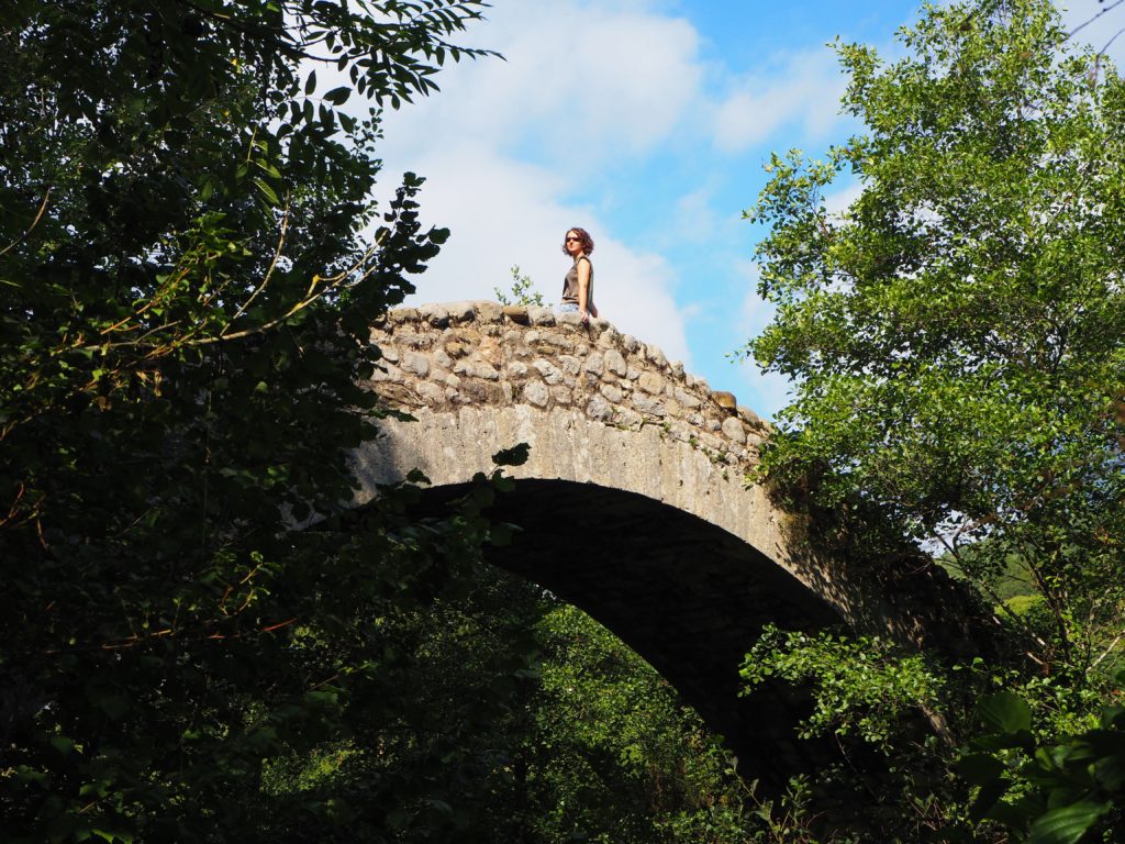 Roman bridge at Montagut i Oix