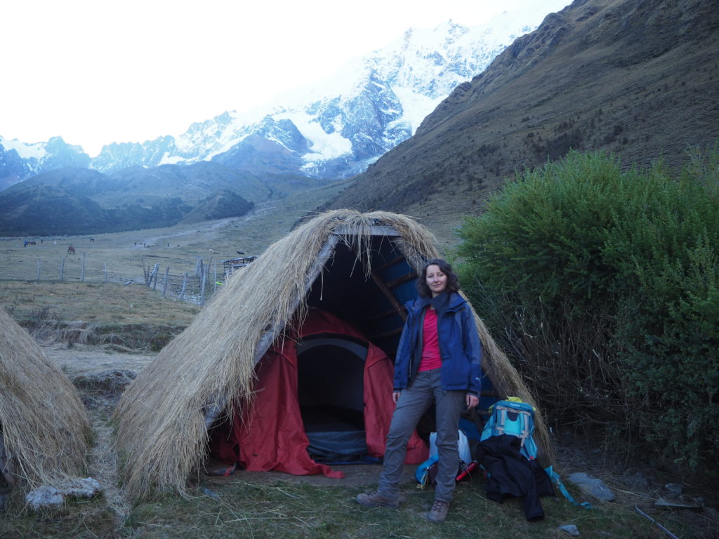 Soraypampa campsite - first night of Salkantay Trek without a guide