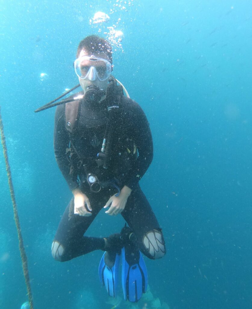 Scuba diving in Apo Island