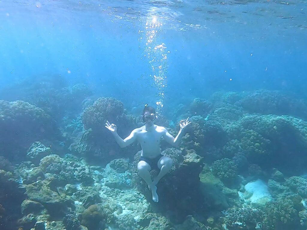 Snorkelling in Apo Island