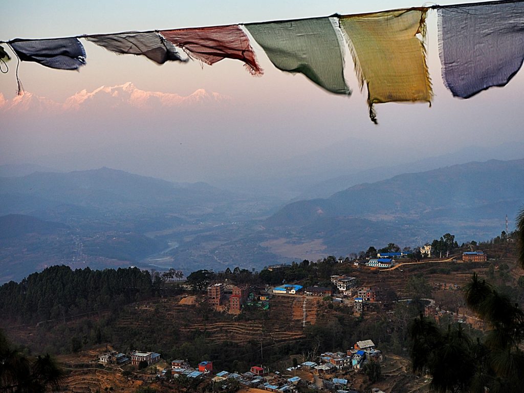 Bandipur from Thani Mai at sunset