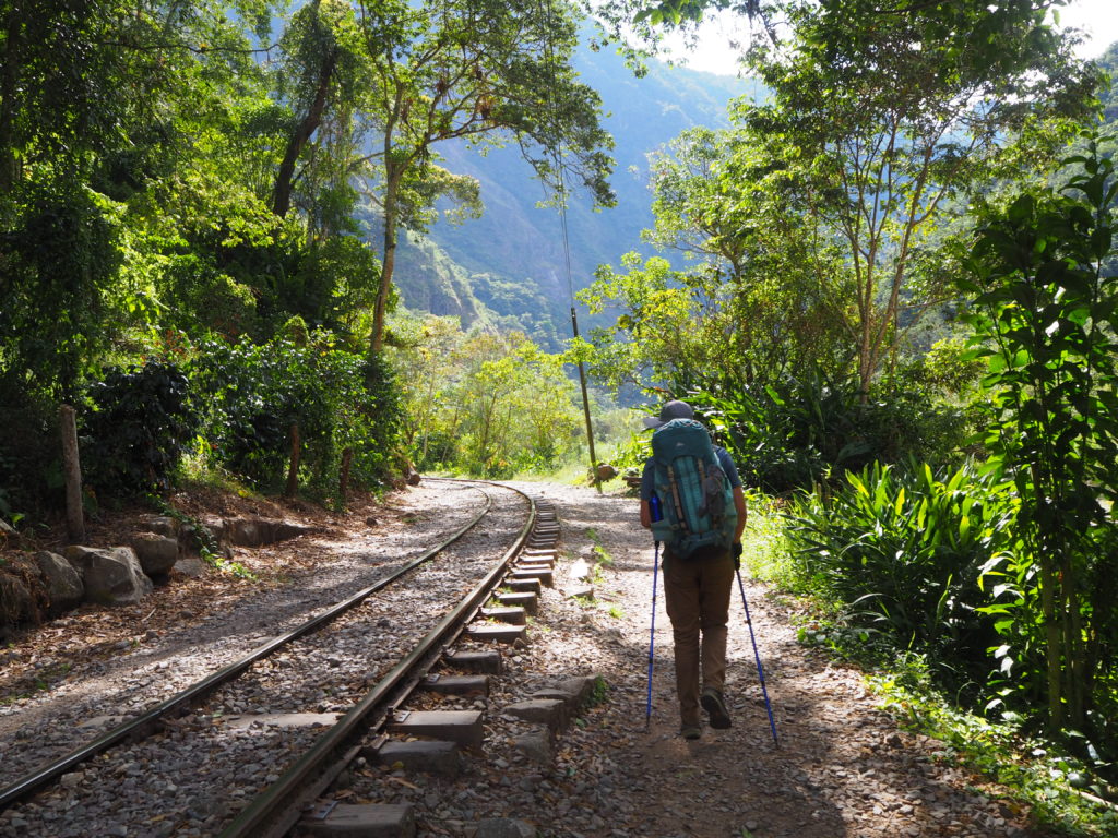 Train rail to Machu Picchu