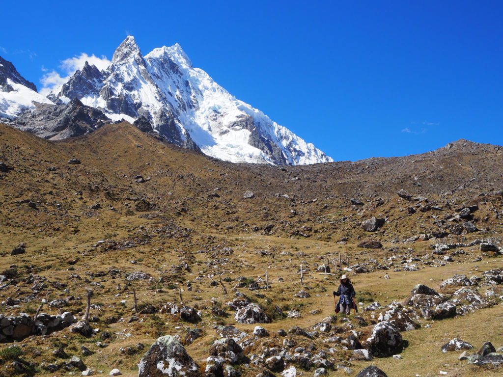 Down from Abra Salkantay