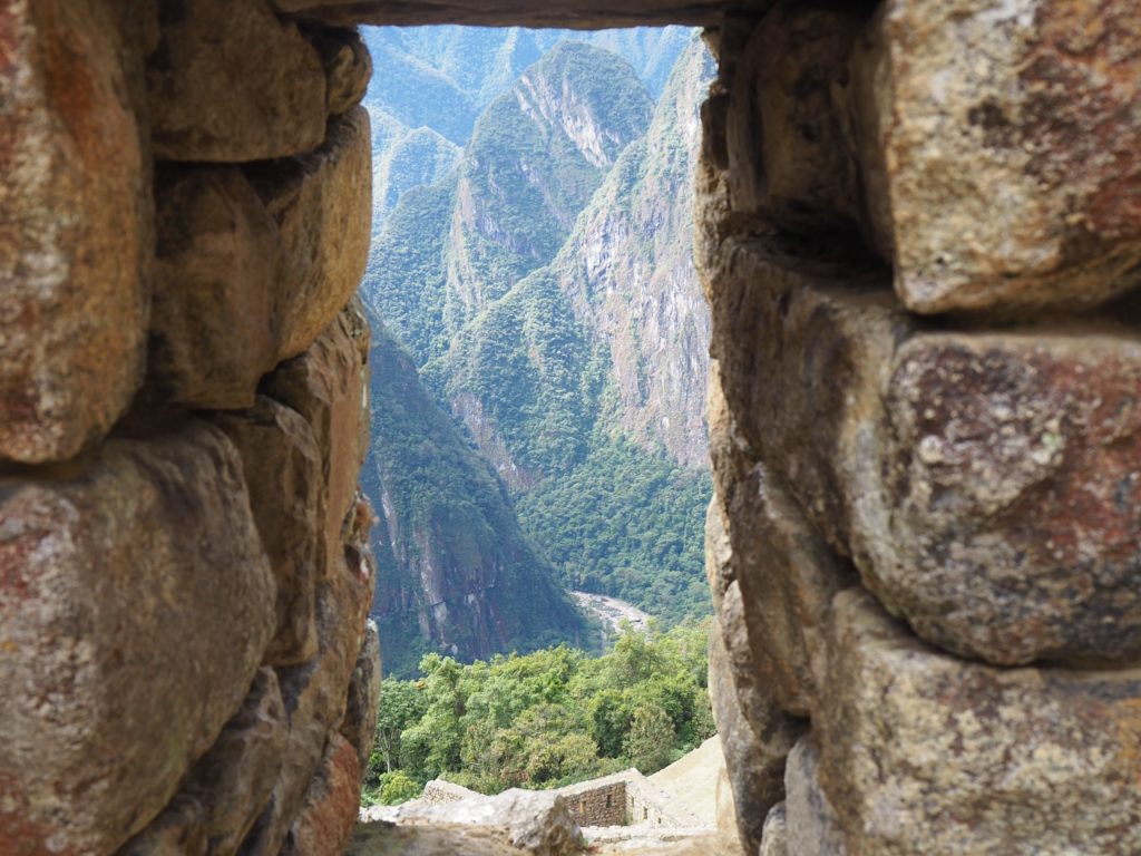 The valley through a window