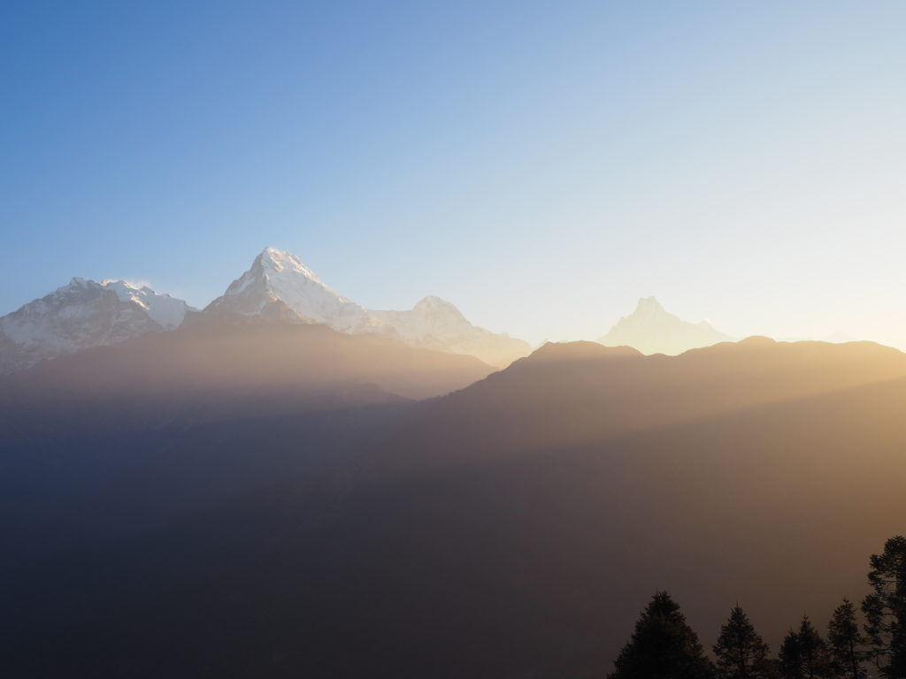 Annapurna range from Poonhill