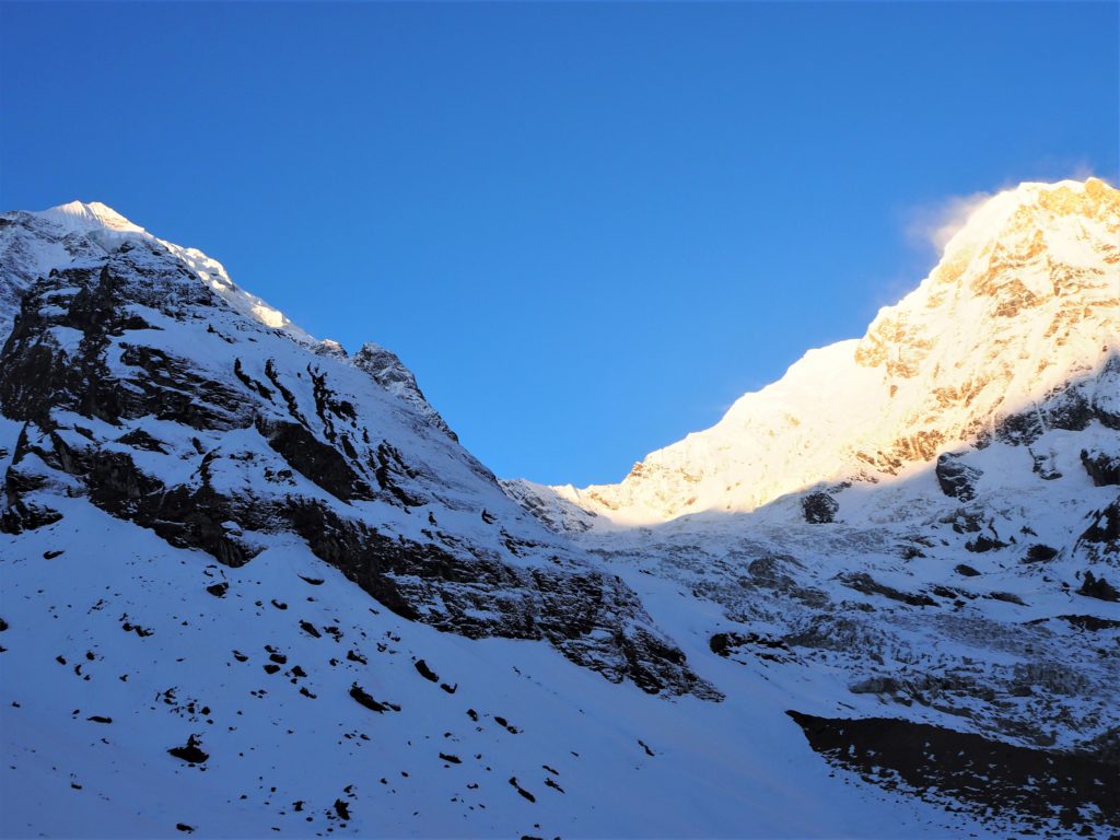 Sunrise at Annapurna Base Camp