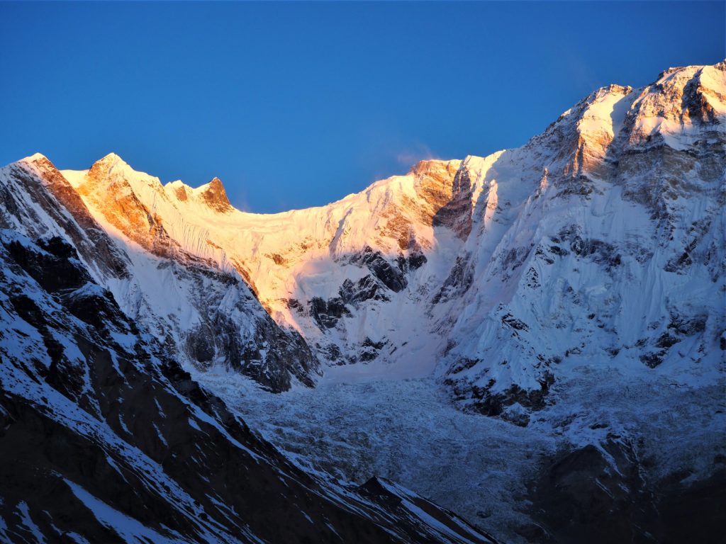 Sunrise at Annapurna Base Camp