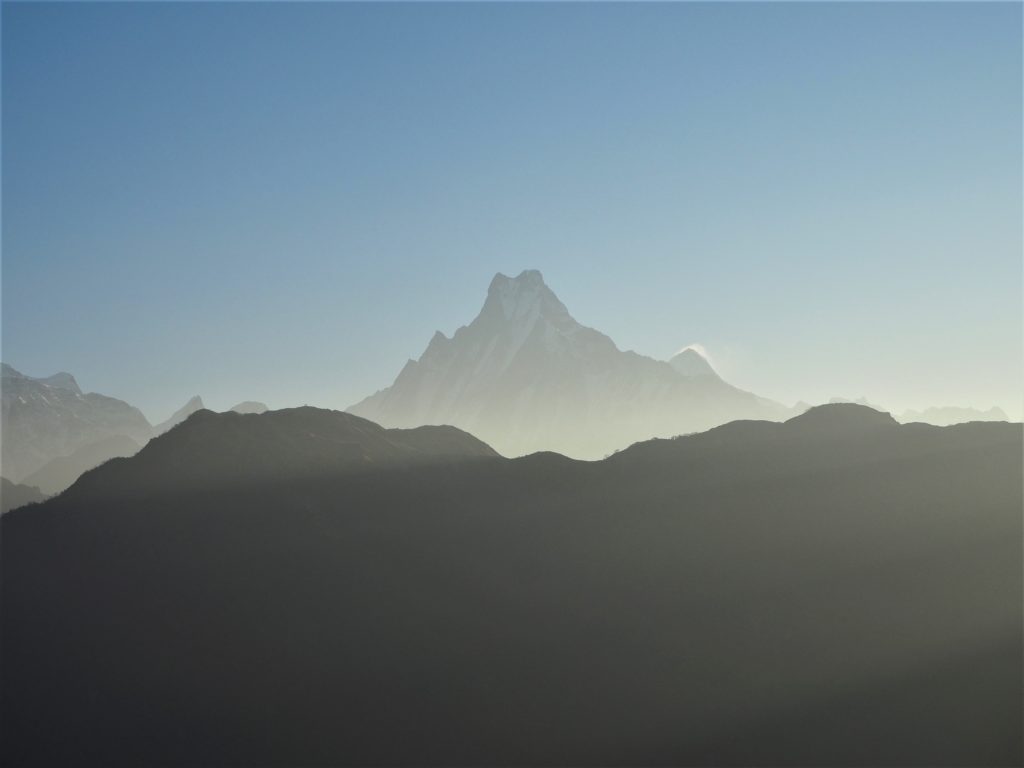 Machapuchare at sunrise