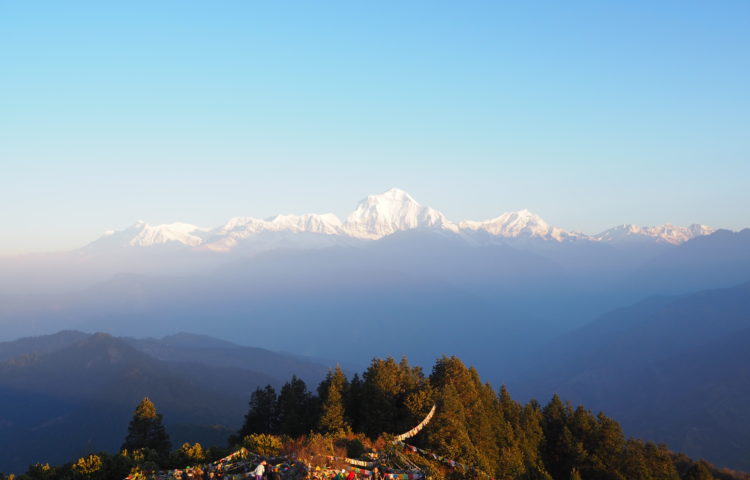Annapurna range from Poonhill