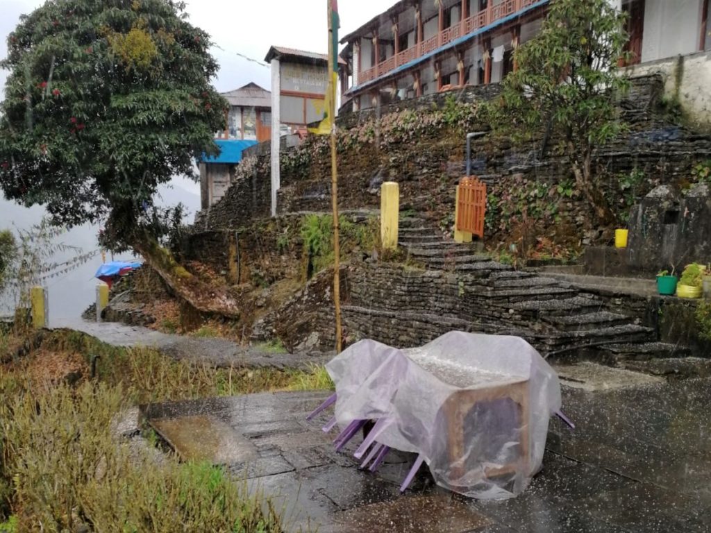 The weather in the Annapurna Base Camp without a guide