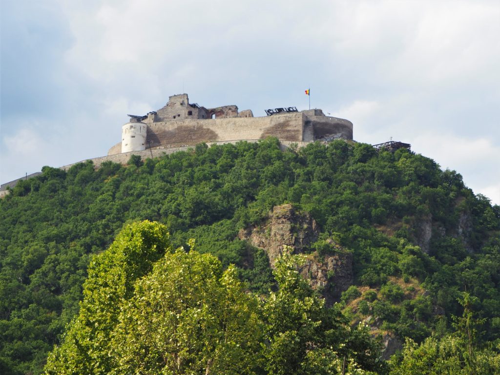 Cetatea Deva in the top of the mountain