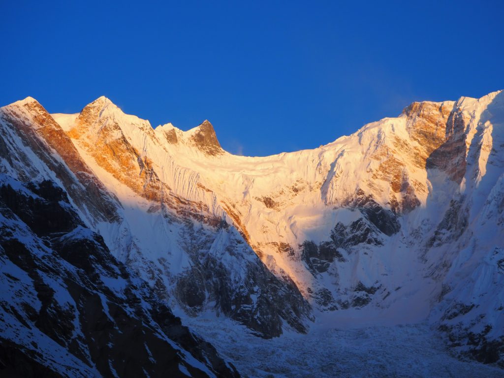 Sunrise at Annapurna Base Camp