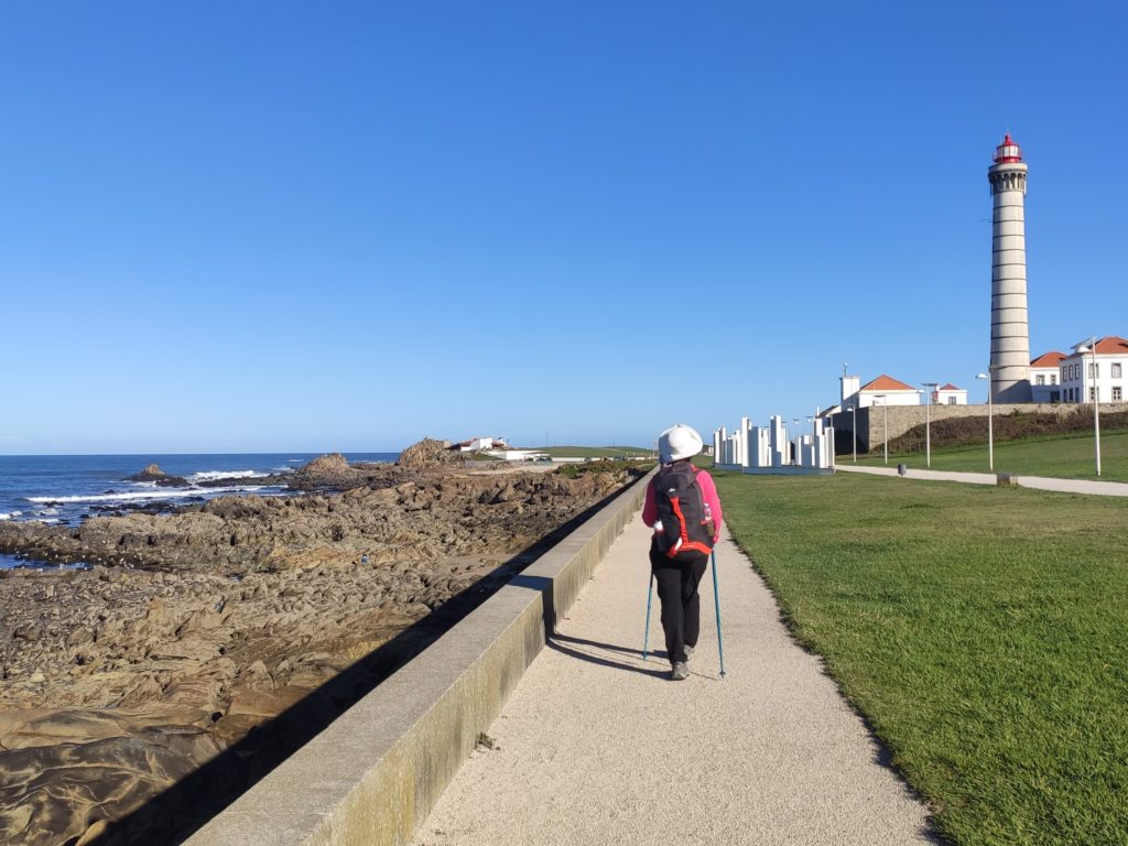 Walking next to the sea in the Portuguese Coastal Way