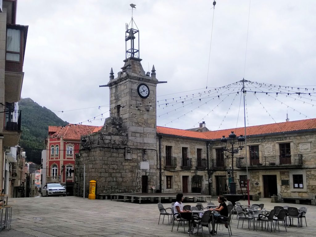 The town of Baiona