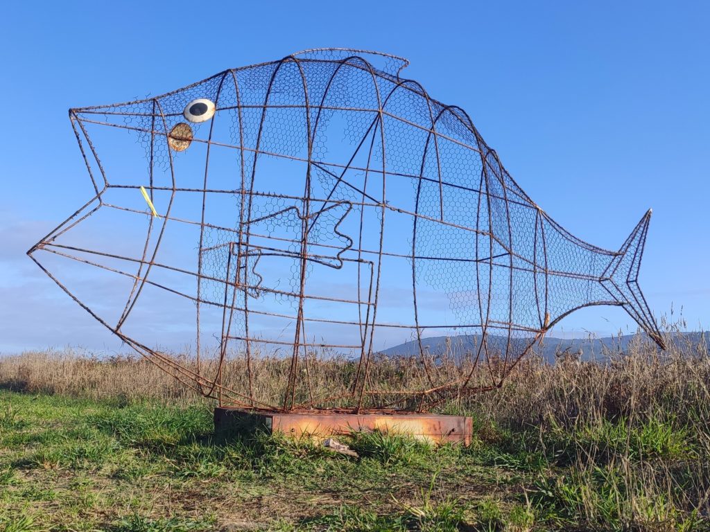 Random monument along the Portuguese Coastal Way