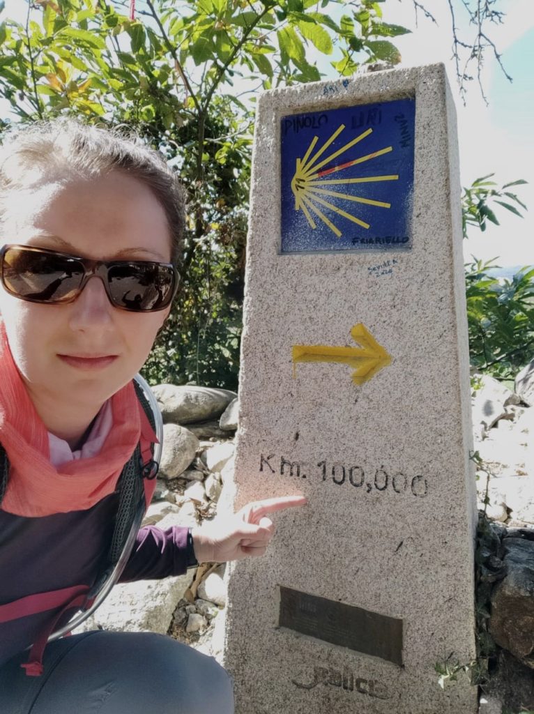 100km left to Santiago de Compostela!