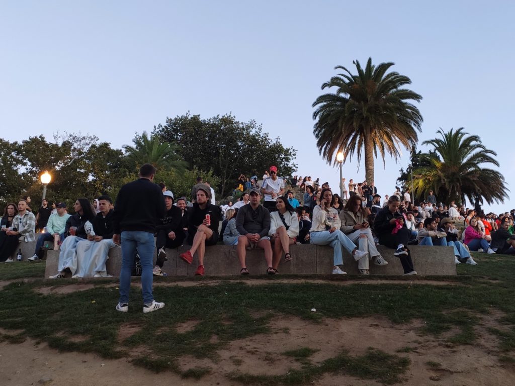 Jardim do Morro at sunset