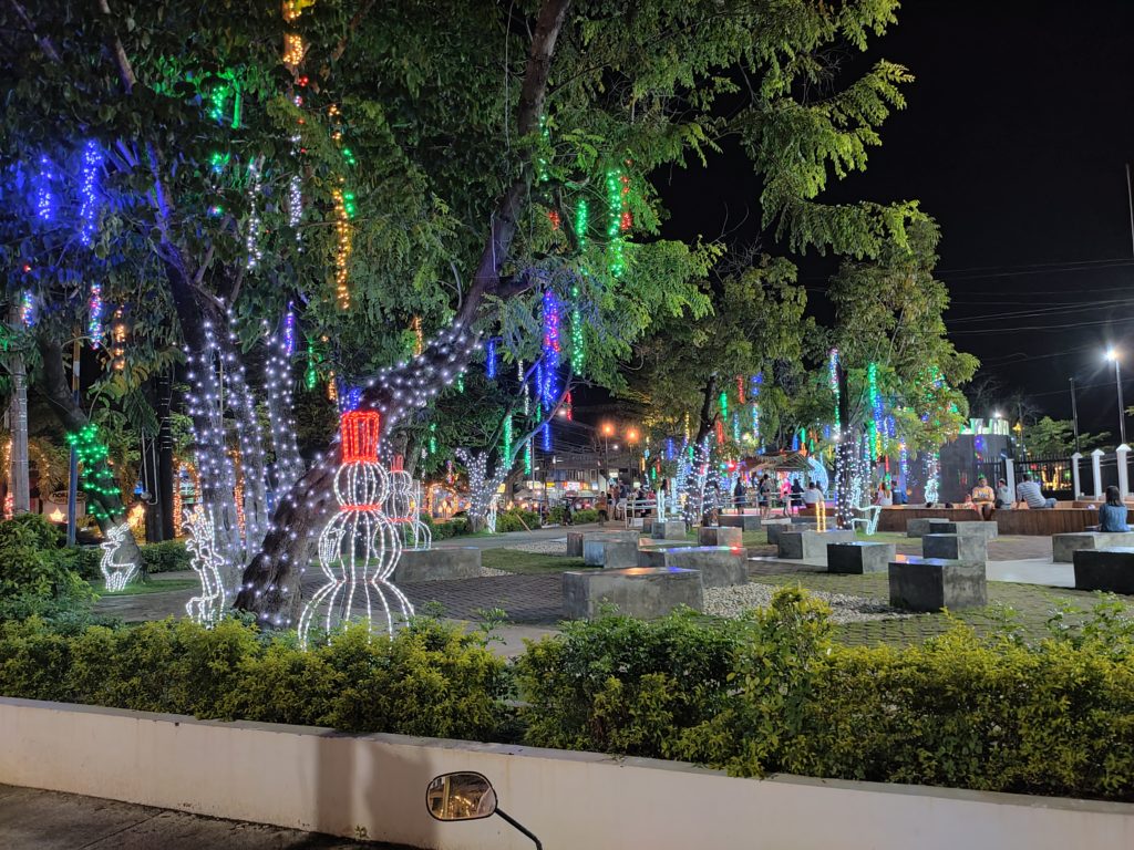 Christmas lights in the Philippines