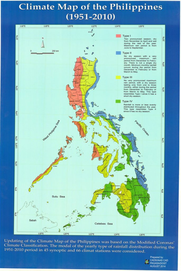 Climate Map of the Philippines