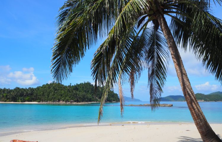 Paradisiac beach in the Philippines