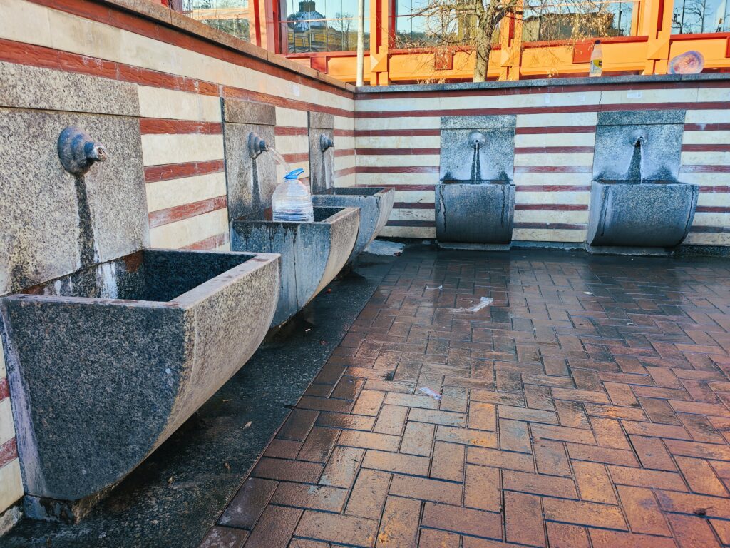 Fountains at the Central Mineral Baths