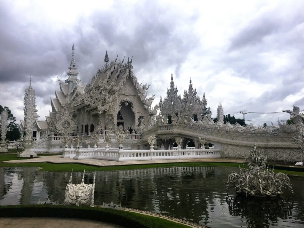 White temple in Chiang Rai