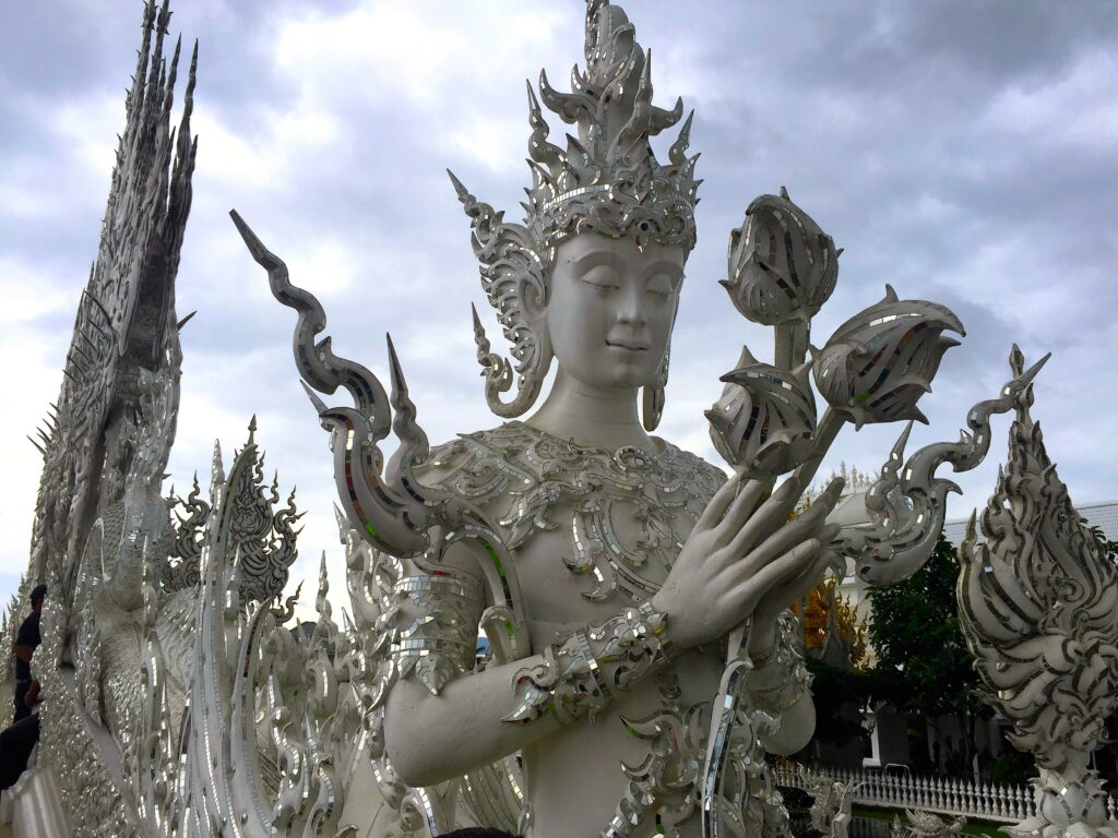 White temple in Chiang Rai